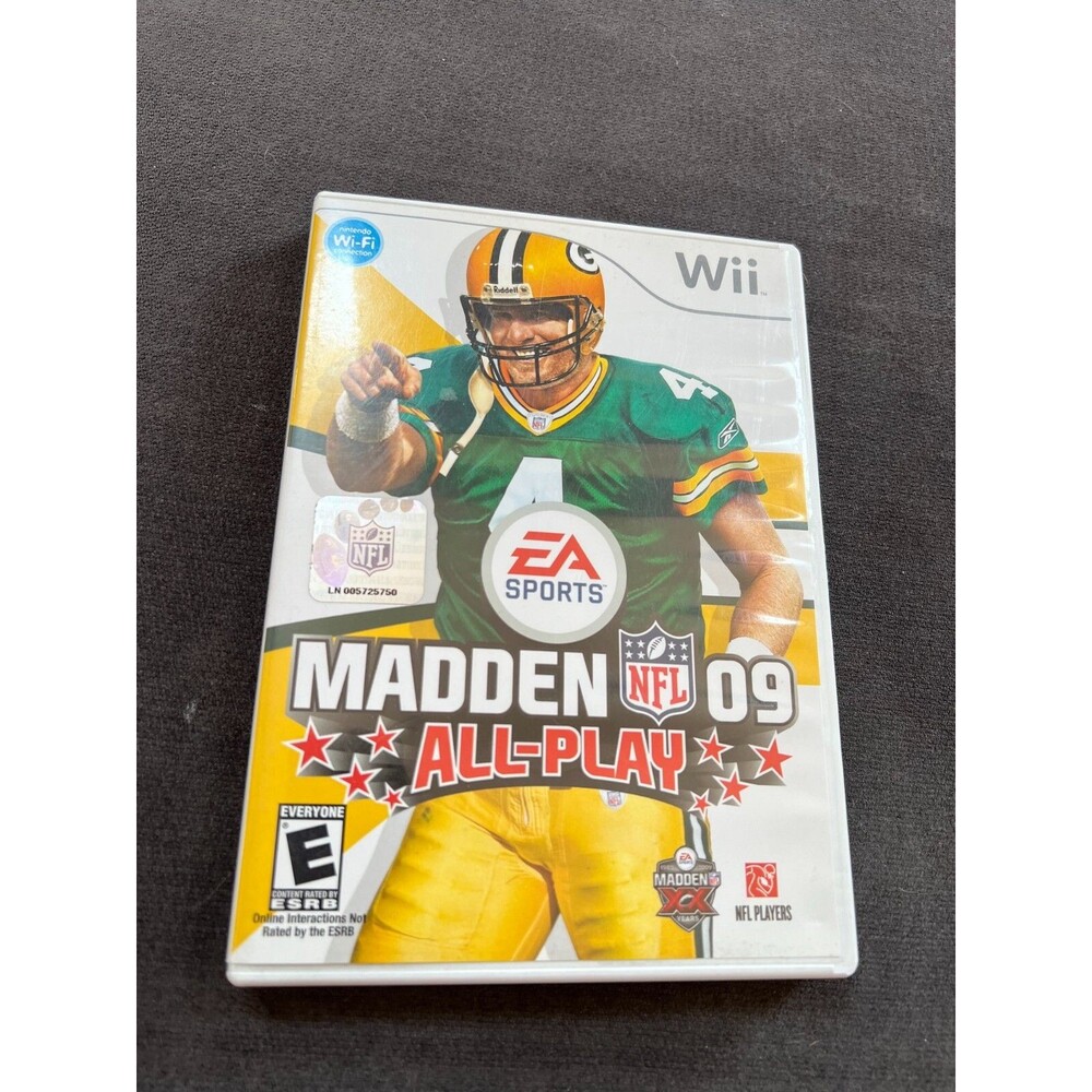 Madden NFL 09: All-Play (Nintendo Wii, 2008) Football Game